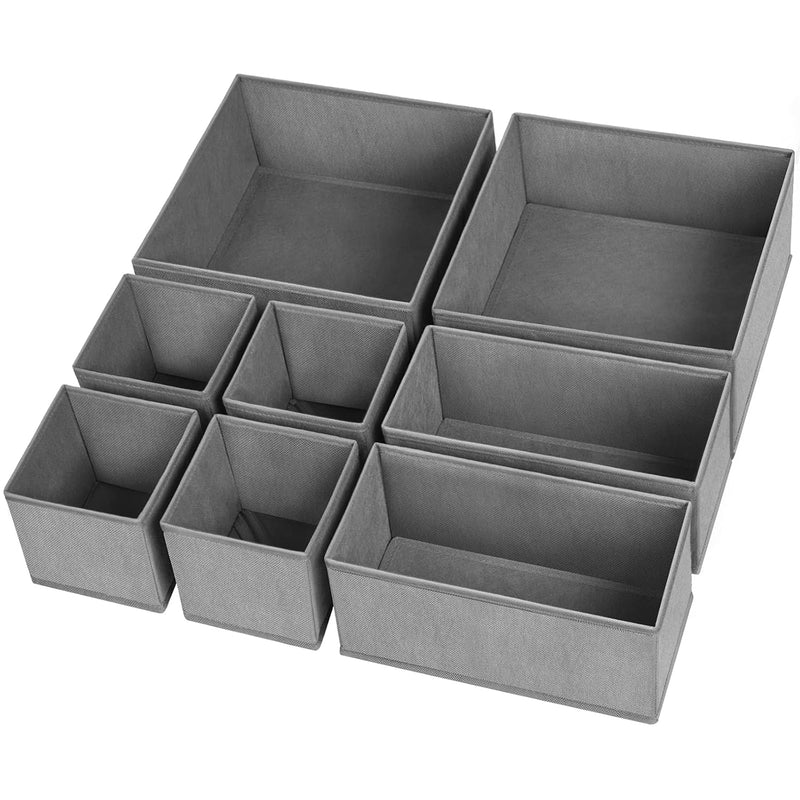 Drawer Organizer Clothes, 8 Pack Underwear Drawer Organizer, Foldable Closet Org