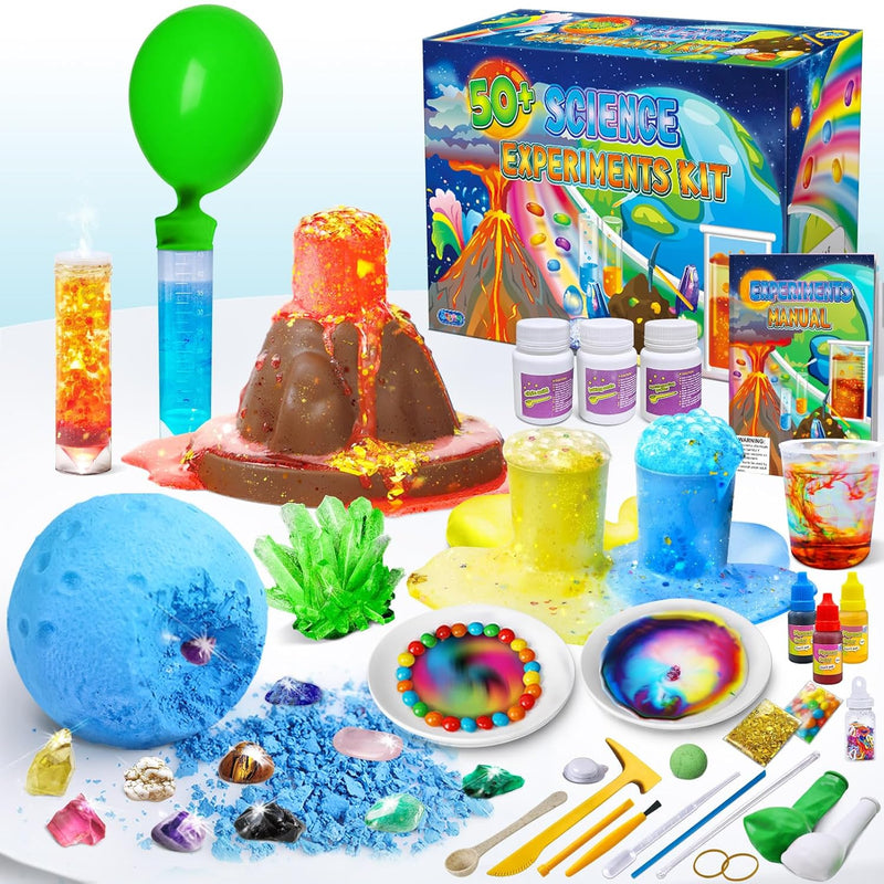 UNGLINGA 50+ Science Lab Experiments Kit for Kids, STEM Activities Educatio