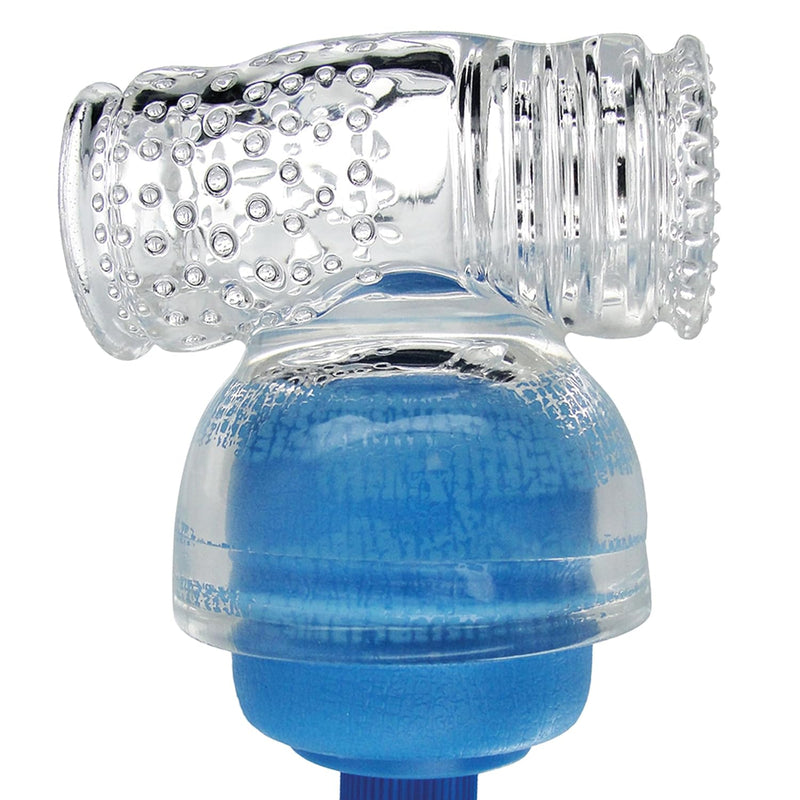 Hummingbird Masturbator Attachment, Vibrating Massager Attachments For Men And Women, Dual Sided Textured Sensory Personal Massage Tool Accessory, 3.25 In X 1.25 In