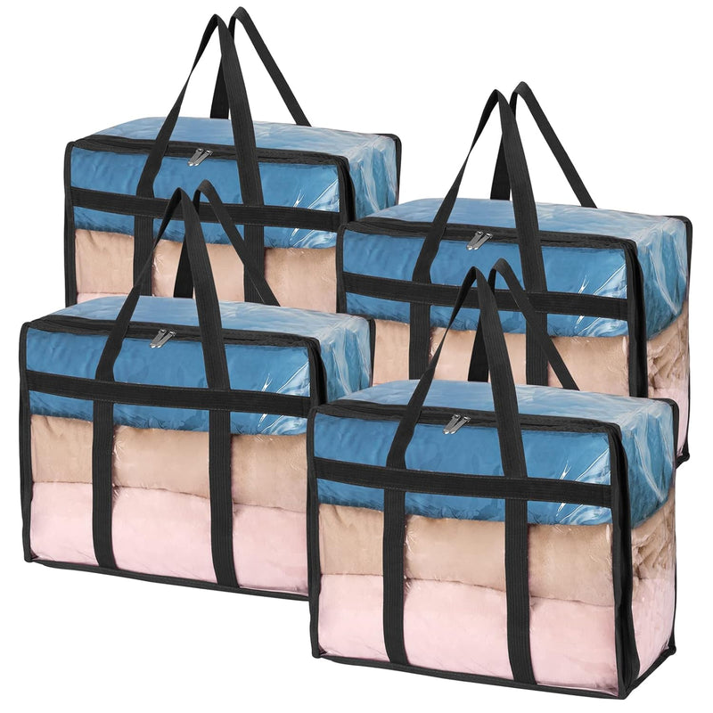 Clear Clothes Storage Bags Pvc Organizers Vinyl Bags For Comforter,Blanket,Beddi