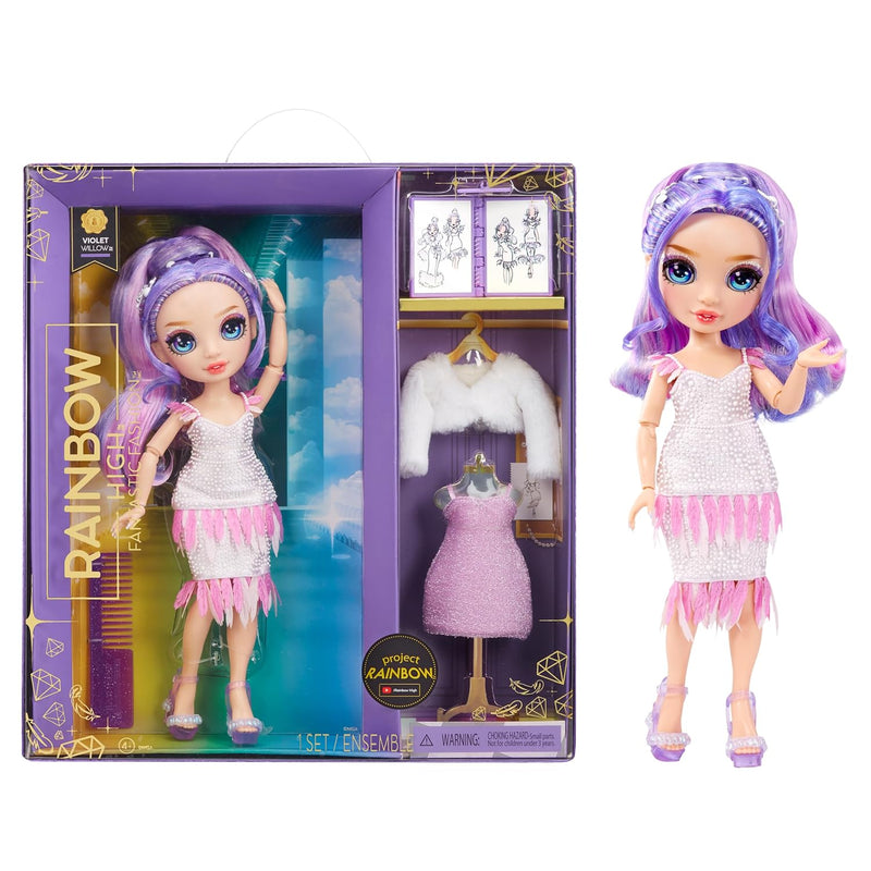 Fantastic Fashion Violet Willow Purple 11” Fashion Doll And Playset With 2
