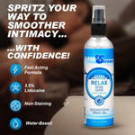Relax Desensitizing Lubricant 4.4 Fl Oz Bottle, Unscented Water-Based Liquid Formula, Supports Comfort And Control, Ideal For Personal Use, Easy Clean-Up Design