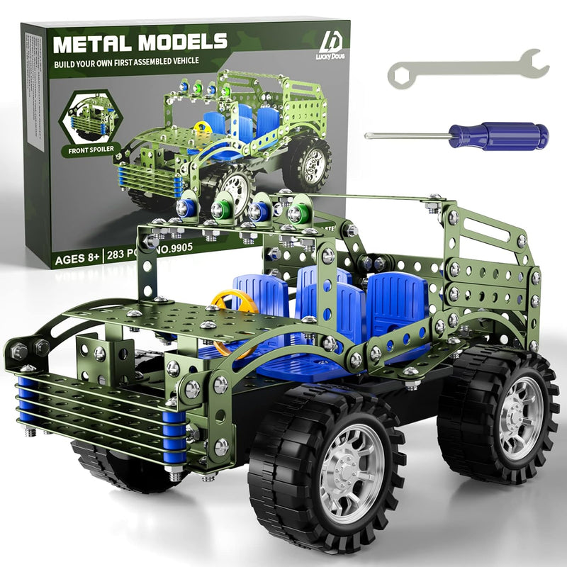 Building Toys Model Truck Set Stem Project For Kids Ages 8 12, Assembly Mod