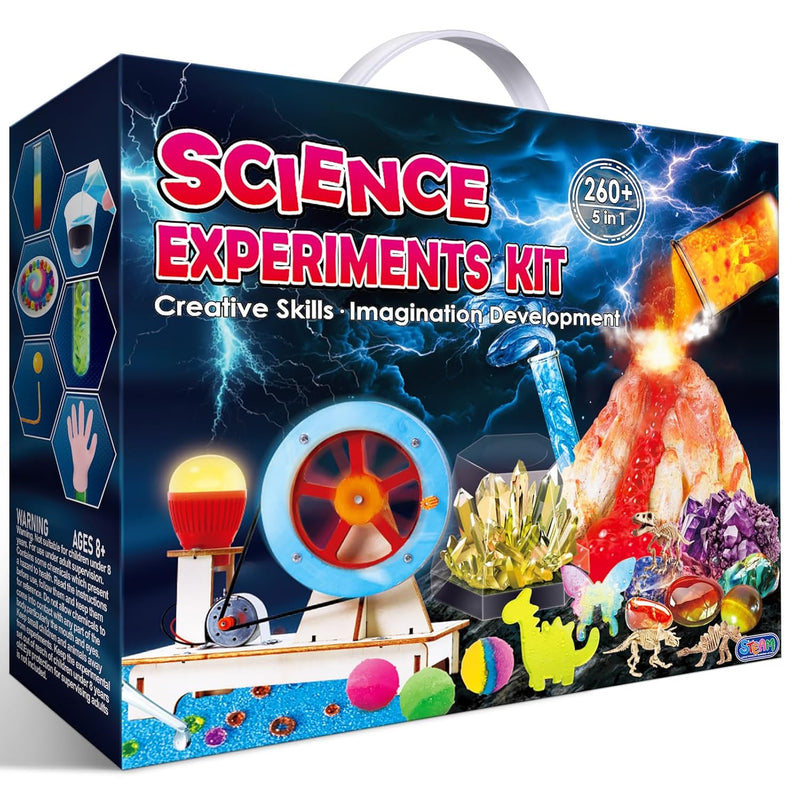 UNGLINGA 260+ Experiments Science Kits for Kids, STEM Projects, Chemistry S