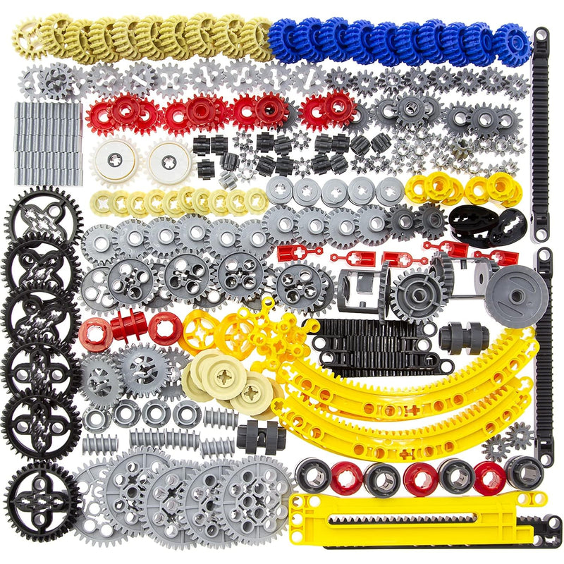 233Pcs Technic Parts Technic Gears Axle Pin Connector Compatible With Lego