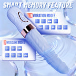 Sex Machine Wriggling Dildo Vibrator Adult Sex Toys, 7 Wriggling Modes & 9 Vibrating Clitoral Nipple Massagers, Soft Silicone Dildo G Spot Stimulator Pleasure Tools For Female Couples Games