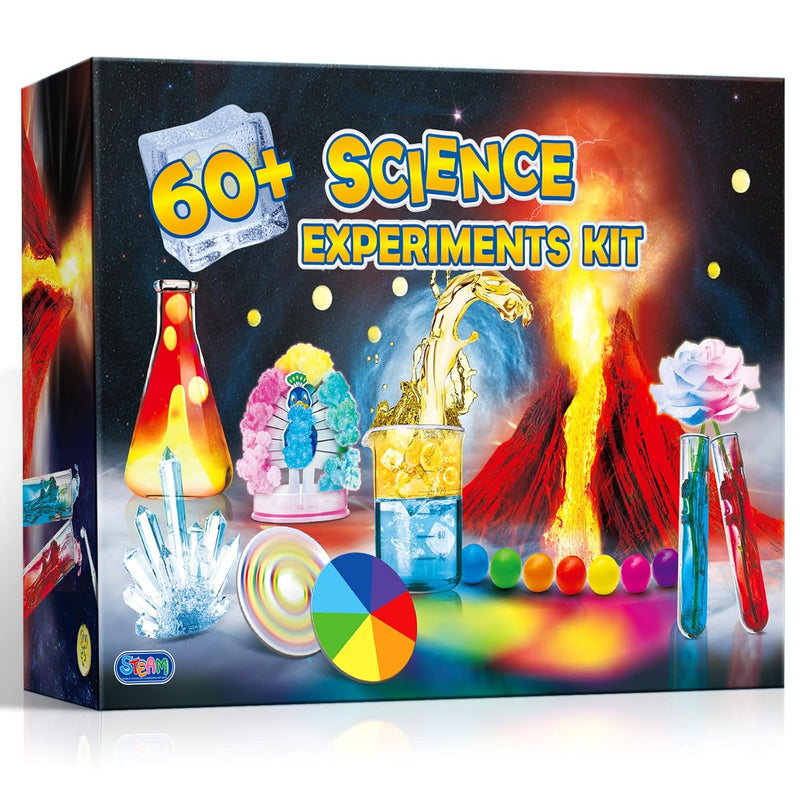 UNGLINGA 60+ Science Experiments Kits for Kids, Boys Girls Toys Gifts, Scie