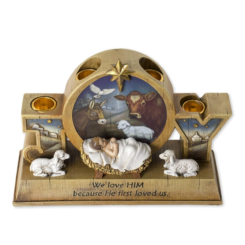 Joseph'S Studio By Roman, Christmas Advent Collection, 7" H Advent Babe Candle