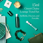 Silicone Lube - Green Velvet Chaise For Travel Unscented Silicone Lubricant Personal Lubrication : Latex-Safe Sex Lube Liquid For Couples, Flavorless, Vaginal & Anal Lube - 15Ml