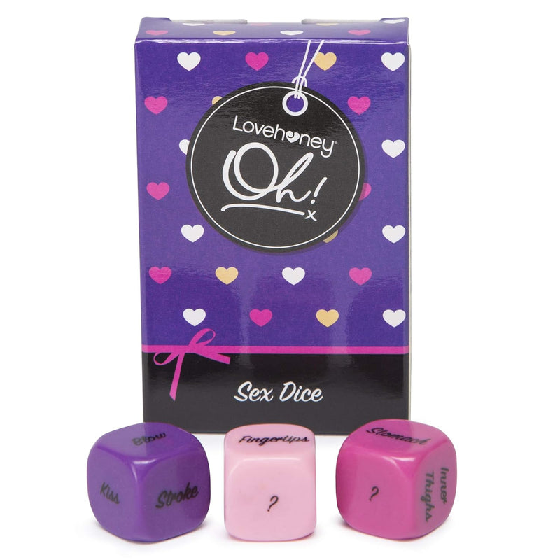 Oh! Adult Role Play Foreplay Dice Game For Couples - Pack Of 3