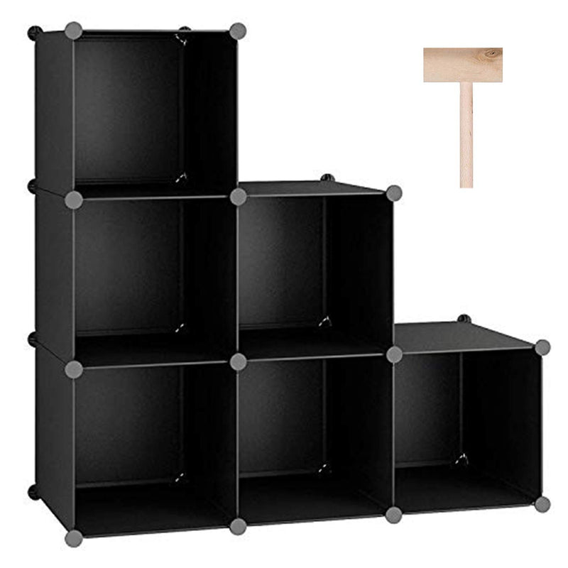 Cube Storage Organizer, 6-Cube Shelves Units, Closet Cabinet, Diy Plastic Modula