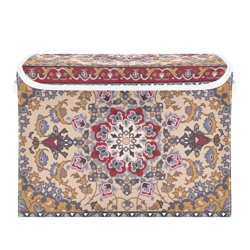 Collapsible Storage Bins With Lids Decorative Fabric Storage Cubes Closet Organi