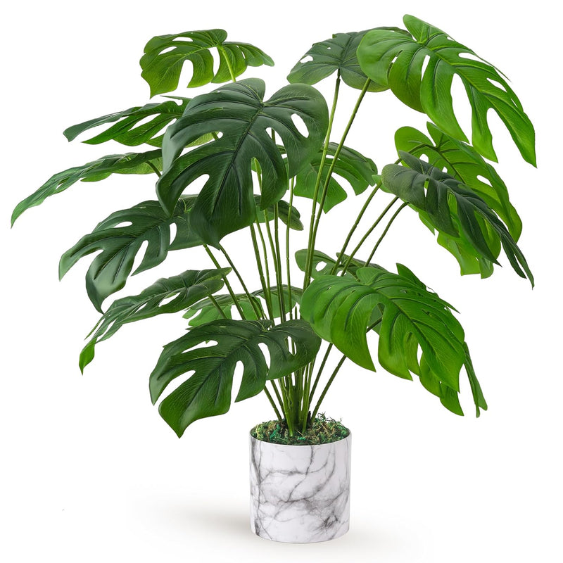 28" Fake Plants Tall Artificial Faux Plants In Pot For Home Farmhouse Bedroom