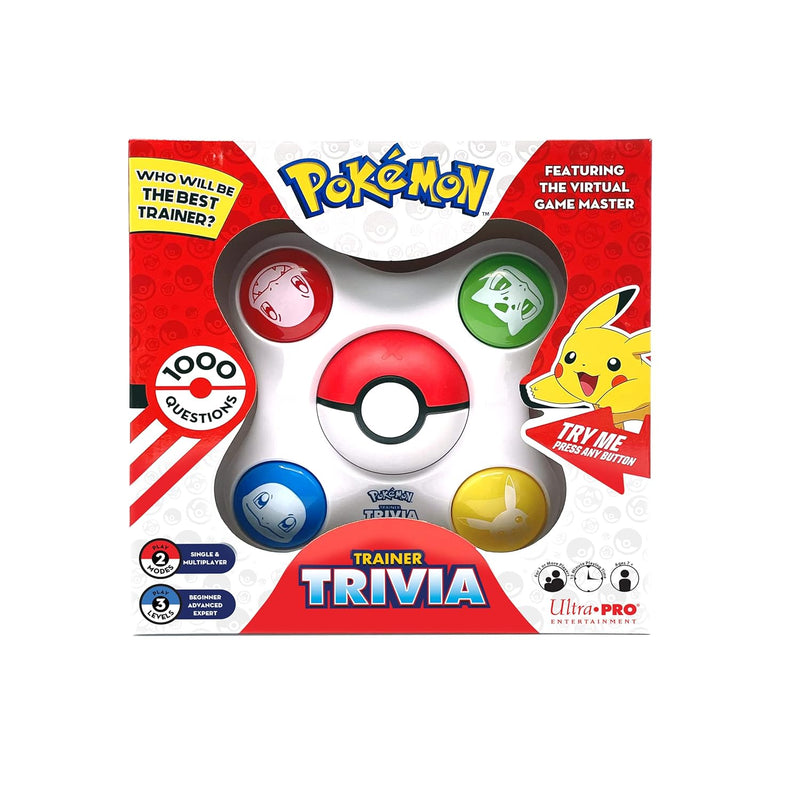 Pokemon Trainer Trivia Toy Featuring The Virtual Game Master 2 Modes Single
