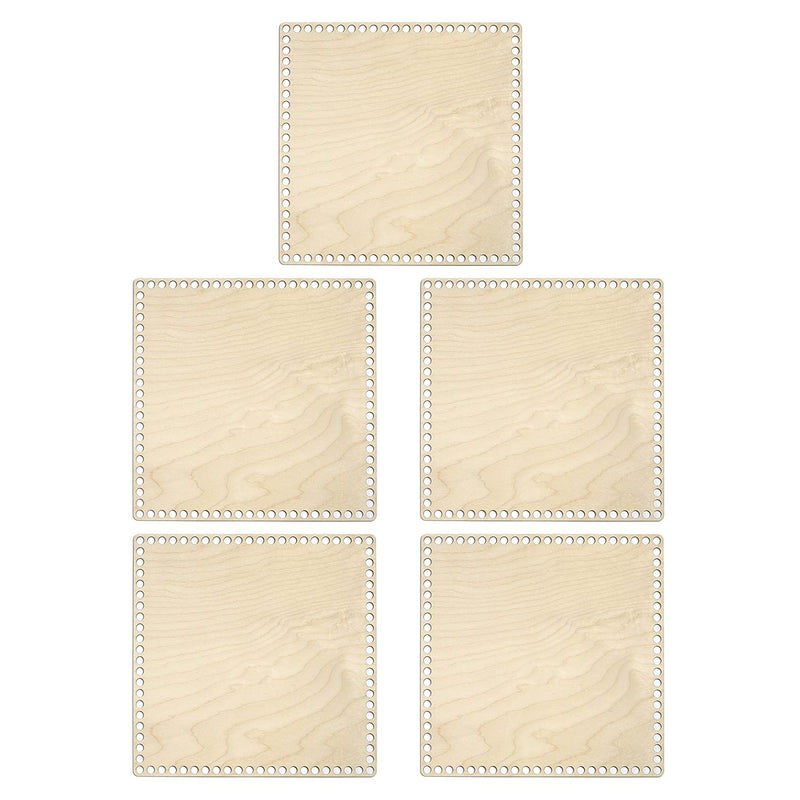 Wooden Basket Bottoms Square Xl 5 Pcs