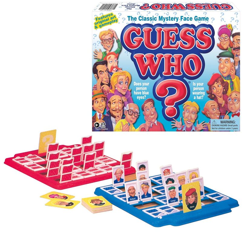 Guess Who Board Game With Classic Characters By Games Usa, Classic Children