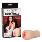 Cheap Thrills The Harlot - Travel Sized Male Masturbator - Silicone Masturbation Sleeve - 4.75-Inch Adult Male Sex Toy - Ivory