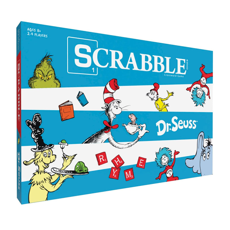 SCRABBLE: Dr. Seuss Board Game | Official Scrabble Game with a Rhyming Twis