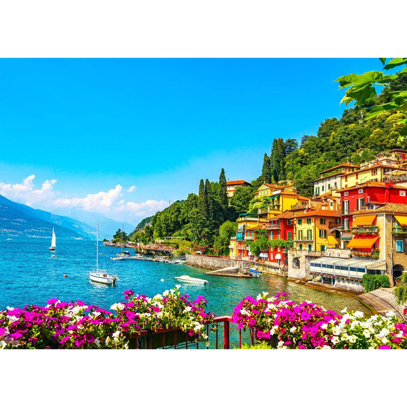 1000 Piece Puzzles For Adults Italy Lake Como Jigsaw Puzzles For Adults And Ki