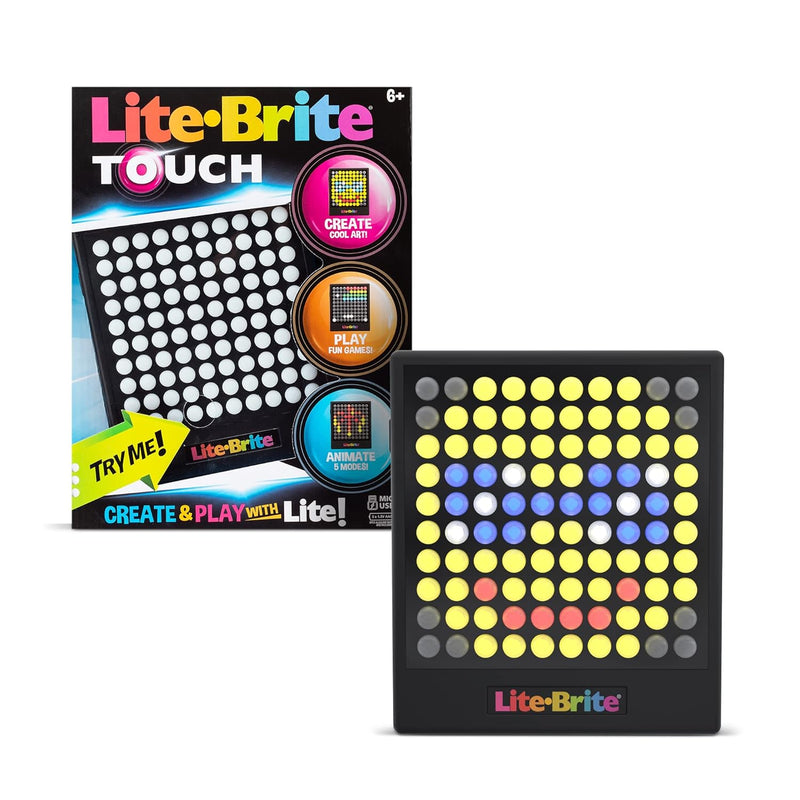 Lite-Brite Touch - Create, Play and Animate - Light Up Portable Stem Sensor