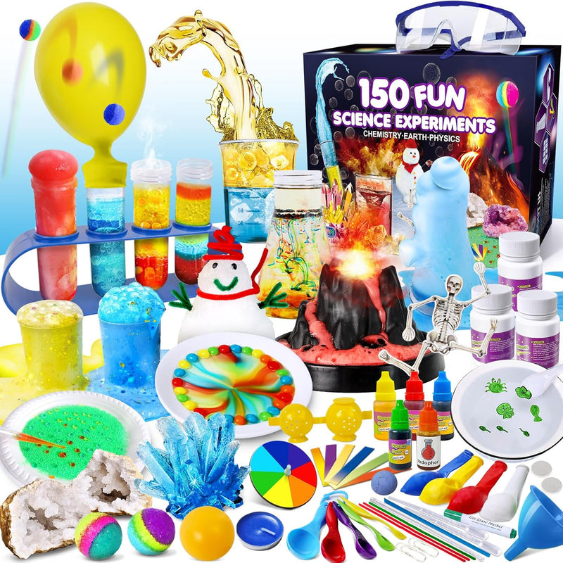 UNGLINGA 150 Experiments Science Kits for Kids Boys Girls, Scientific Toys