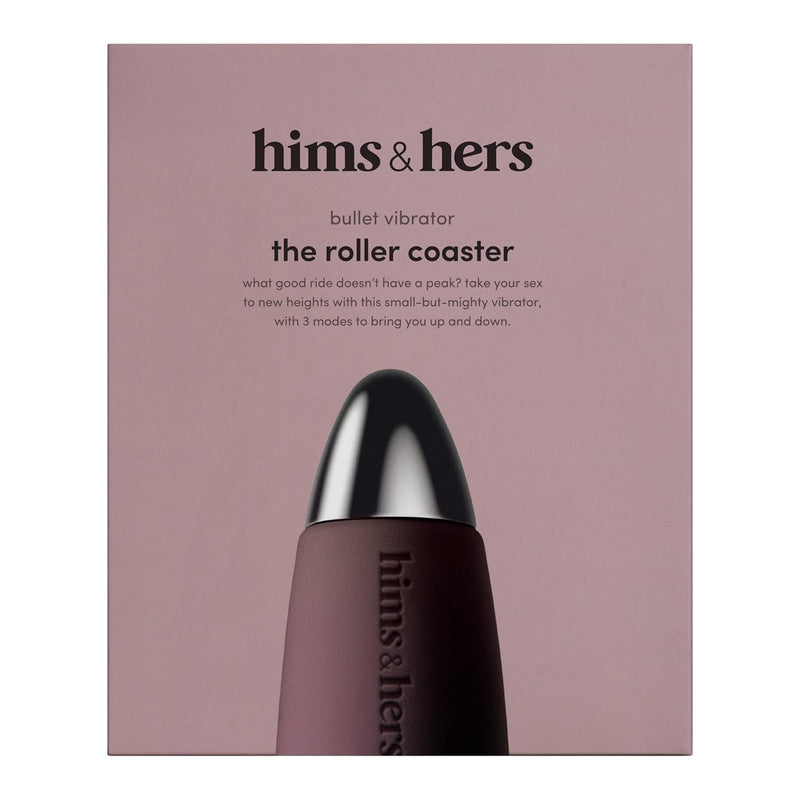 Roller Coaster Bullet Vibrator With 3 Vibration Patterns, Compact 5 Inch Design, Usb-Rechargeable Lithium Battery, Made From Waterproof Silicone