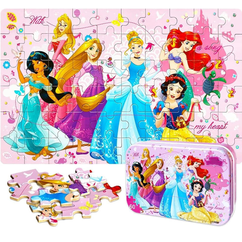 Generic NEILDEN Jigsaw Puzzles for Kids Ages 4-8 Puzzles Packed in Tin Box