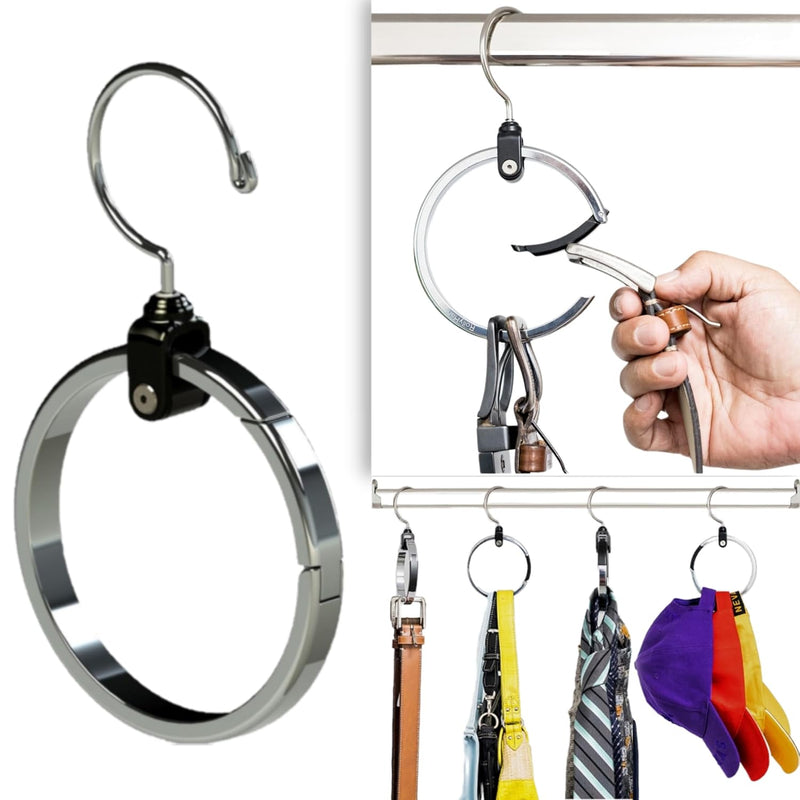Multipurpose Closet Hanger Organizer Great Space Saver Cut Clutter In The Closet