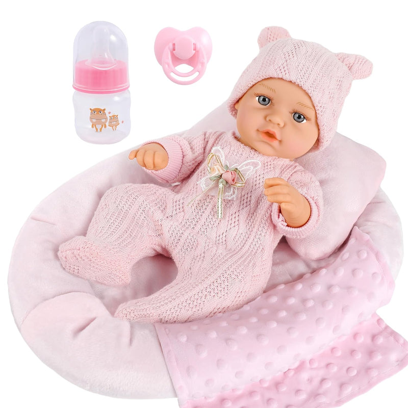 12 Inch Baby Dolls Set With Accessories And Clothes,Newborn Girls Baby Doll