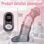 7" Big Monster Penis Sleeve Horse Penis Sleeve With Silicone Cock Ring, Realistic Fantasy Dildo Girth Enhancer, Soft Spiked Sex Toy For Men Delay Ejaculation Erection Enhancement Sex Toys Couples