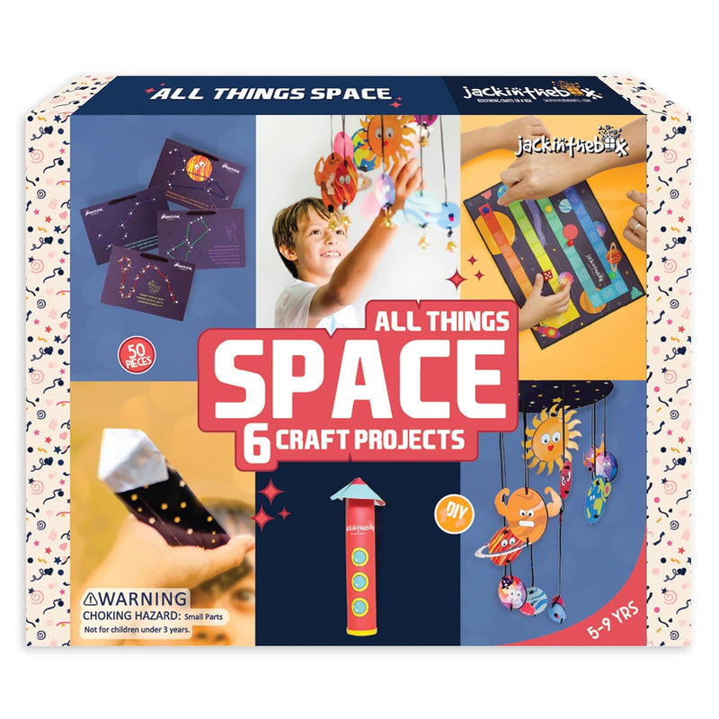 Space Science 6 In 1 Craft Kit Gift For Kids Ages 6 10, Solar System Scienc