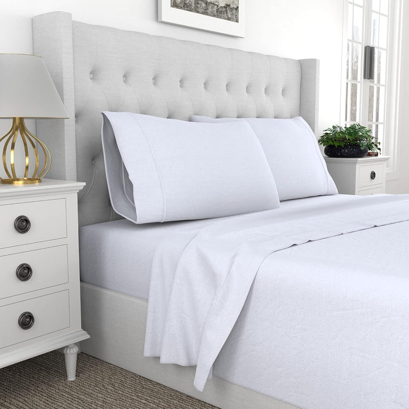 100% Cotton Wrinkle-Resistant Ultra-Soft & Silky Sheets - 300 Thread Count 4-P