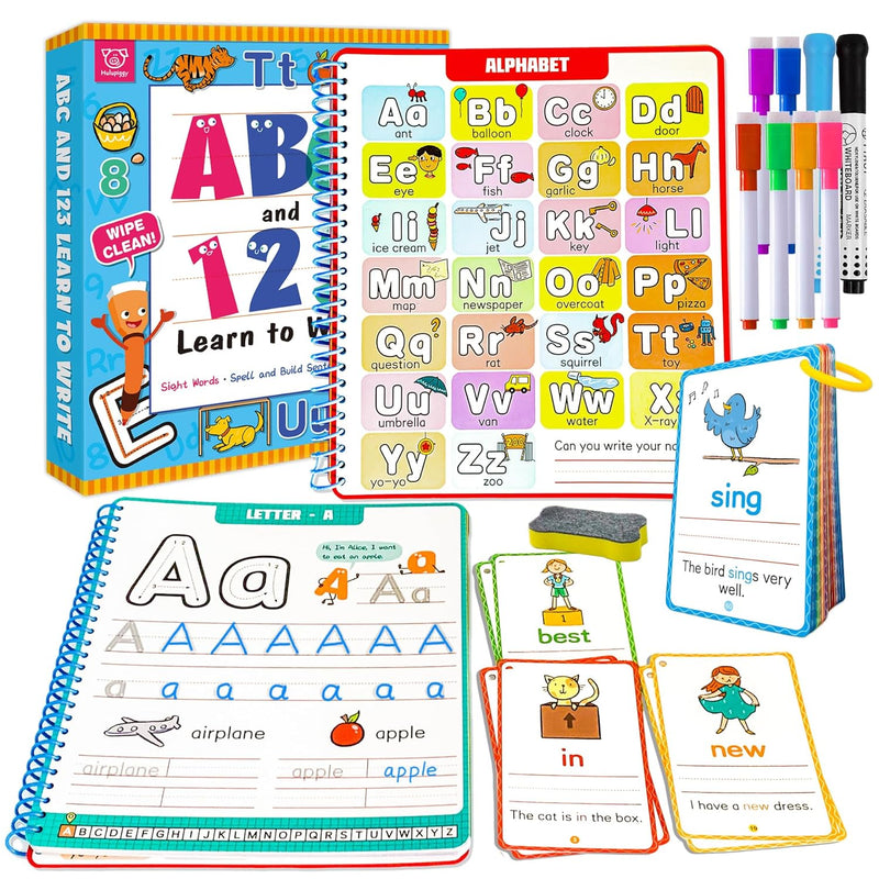 Preschool Learning Activities Number Letter Tracing Book For Kids, Pre Kind