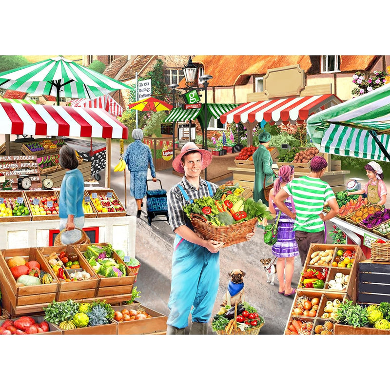 Puzzles For Adults 1000 Pieces, Jigsaw Puzzle Challenging Night Game, Farme