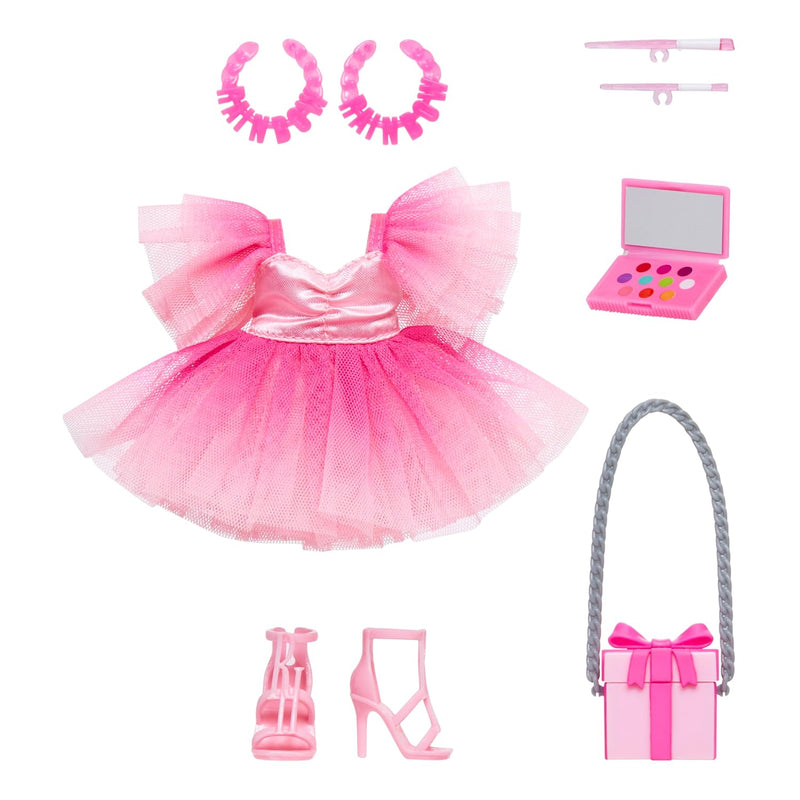 Fashion Pack, Dance Party Includes 1 Full Party Outfit, Heels, Jewelry And