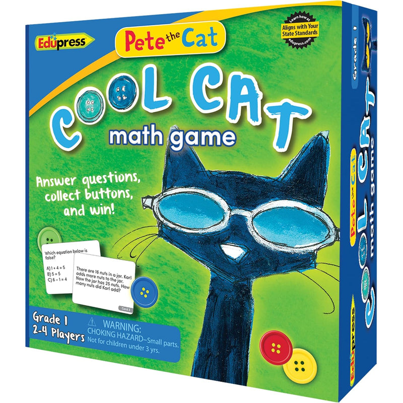 Edupress Pete The Cat Cool Cat Math Game 1 (EP63531)