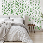 360 Feet 48 Pack Fake Greenery Hanging Garland, Ivy Leaf Plants, Vine Leaves, Fake Flowers Foliage for Bedroom Garden Wall Decor