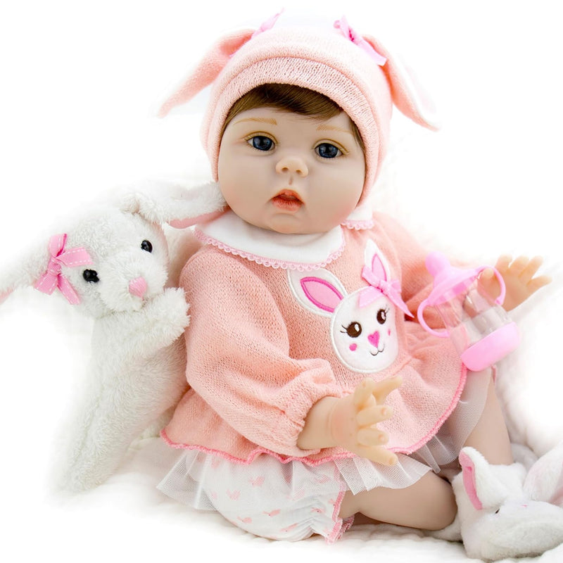 Reborn Baby Dolls Lifelike Girl Doll 22 Inch Realistic Newborn Baby Doll Re