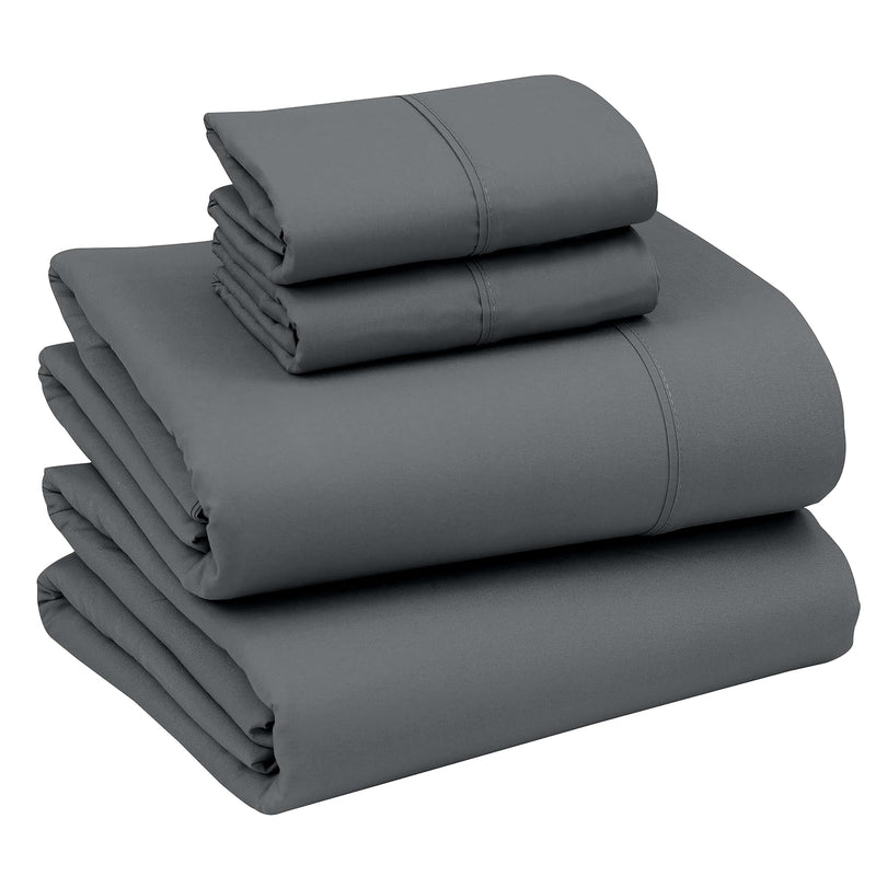 Queen Sheets Set - Luxurious Silky Soft Microfiber Bedding - Cozy & Comfy - 15