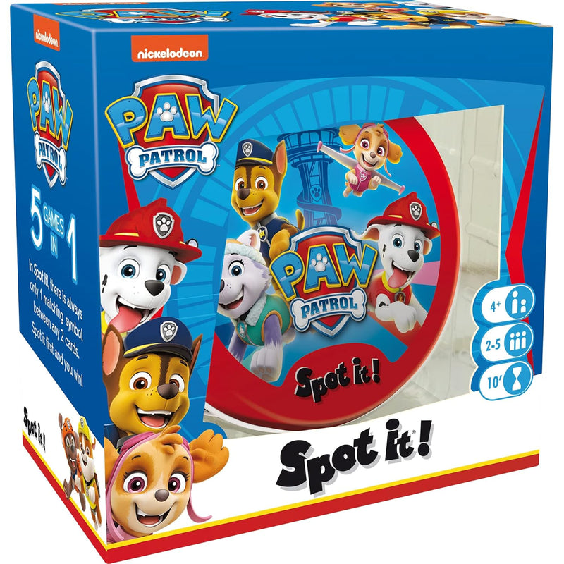 Spot It! Paw Patrol Beloved Family Card Game With Paw Patrol Characters! Fu