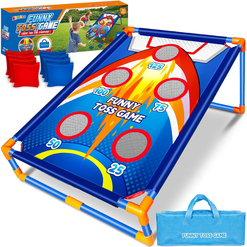 Bean Bag Toss Game for Kids Outdoor Activities, Cornhole Games for 3 4 5 6