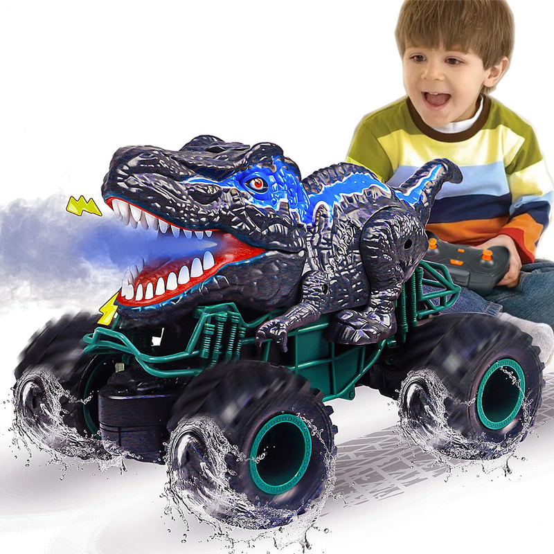 Remote Control Dinosaur Car, 2.4Ghz Rc Monster Truck Toys For Boys, Dinosaur T