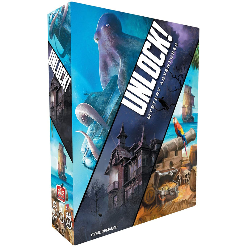 UNLOCK! Mystery Adventures Card Game | Escape Room Games for Adults and Kid