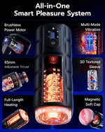 Rechargeable Male Wellness Massager with 65mm Thrusting & Heating