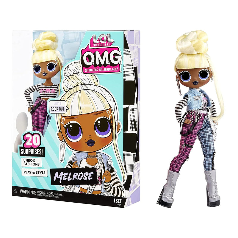 Omg Melrose Fashion Doll With 20 Surprises Including Accessories In Stylish