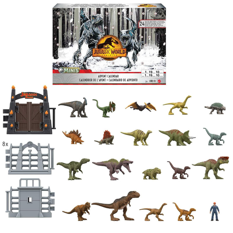 Mattel Dominion 2023 Holiday Advent Calendar, 24 Day Countdown, Daily Surpr