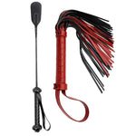Sex Whip For Spanking Bdsm Flogger 20" Red, Sexy Riding Crop For Adults Bedroom - Sex Toys For Men, Women, Couples