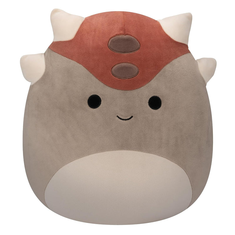 Original 14 Inch Ainhoca Grey Ankylosaurus Large Ultrasoft Official Jazware