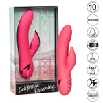 California Dreaming San Francisco Sweetheart - Silicone Rabbit Vibrator – Waterproof G Spot Sex Toys For Couples – 10 Vibration Function Massager - Pink