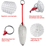 Glass Butt Plug,Crystal Anal Plug,Corn Butt Trainer With Safe Rope,Adult Sex Toys,Portable Bum Bomb Plug,Anal Masturbation Prostate Massager For Lesbian Gay And Couples